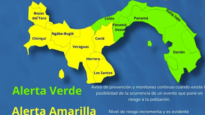 SINAPROC levanta todas las alertas verde y amarillas SINAPROC levanta todas las alertas verde y amarillas