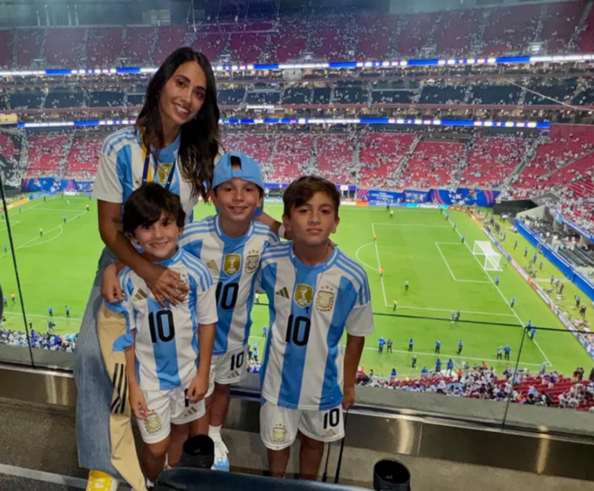 Antonela Roccuzzo y el incómodo momento que pasó en el partido de Argentina - Canadá