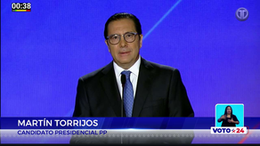 Debate presidencial. Martín Torrijos participa