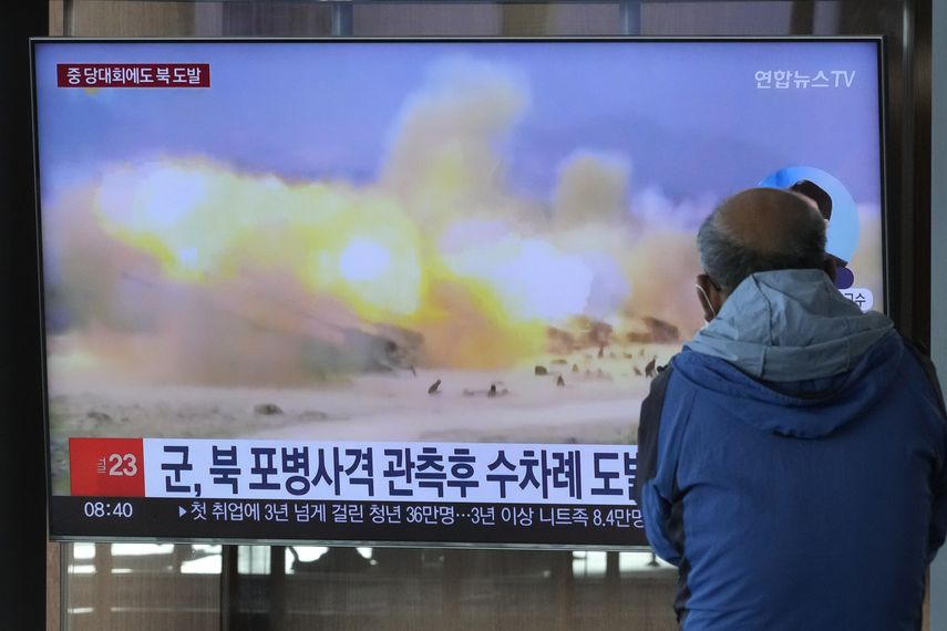 Corea del Norte ya había lanzado cientos de proyectiles a esas zonas el viernes