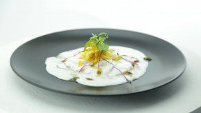 Ceviche de langostino en salsa de yogurt - Alexander e Israel