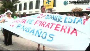 Ex empleados del INTEL reanudan protestas en la Vía España