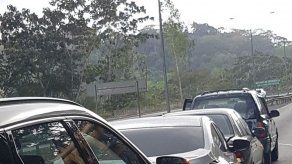 Colisión múltiple en la Vía Centenario