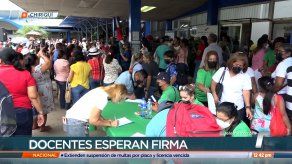 Docentes chiricanos esperarán la unificación de todos los gremios magisteriales para firmar acuerdo de fin de huelga