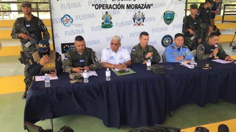 Honduras decomisó más de 5,5 toneladas de drogas y 1.500 armas en 6 meses