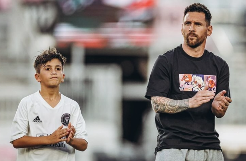 Thiago Messi reveló en qué selección le gustaría jugar y con quién