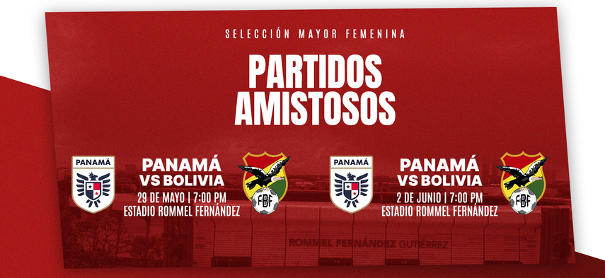La Selección Mayor Femenina de Fútbol jugará partidos amistosos contra Bolivia.