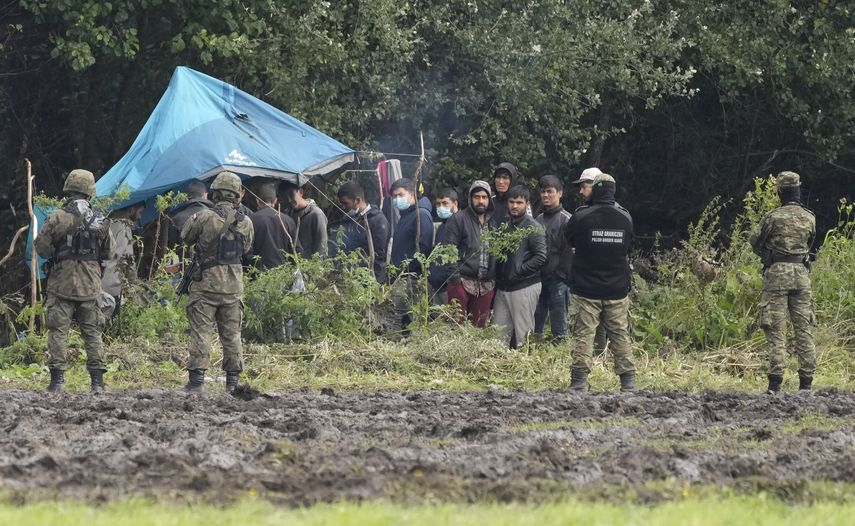 La nueva ruta migratoria atraviesa la frontera entre Bielorrusia y Polonia.