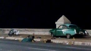 Cortan parcialmente una parte del Malecón de La Habana tras accidente mortal