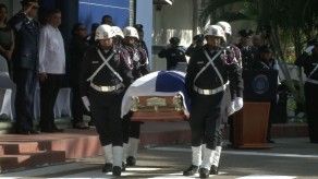 Despiden a policía muerto tras asalto en la DGI