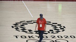 Tokio 2020: Gregg Popovich durante uno de los entrenamientos de USA en la Saitama Super Arena