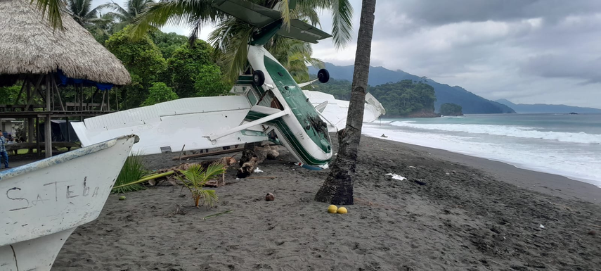 Aeronave con cuatro personas a bordo se accidenta en Darién.&nbsp;