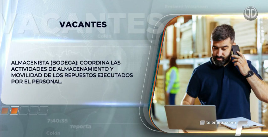 &nbsp;MITRADEL ofrece vacantes laborales para recepcionista