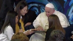 Papa sostuvo encuentro con jóvenes de la Fundación Scholas Papa sostuvo encuentro con jóvenes de la Fundación Scholas