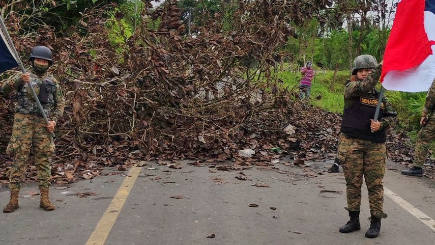 Policía Nacional recomienda precaución a conductores que transitan por Bocas del Toro.&nbsp;