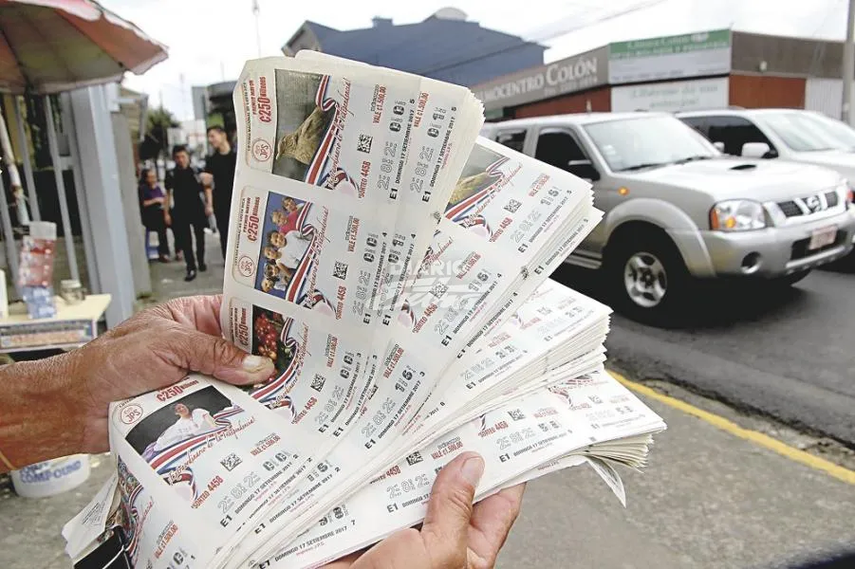Billetes de la Lotería Nacional de Costa Rica