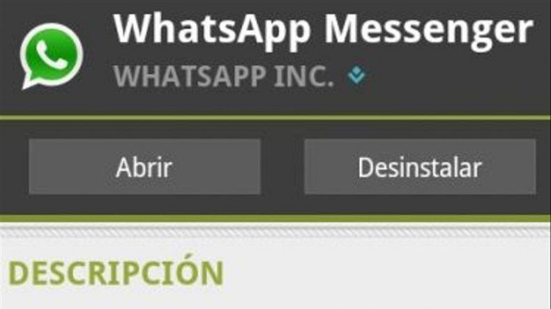 Descartan cadena sobre el cobro de los mensajes por WhatsApp