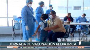 Vacunación pediátrica en el Hospital Irma De Lourdes Tzanetatos se realiza de manera ágil