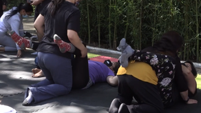 Práctica para perfeccionar la defensa personal.