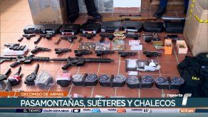 Decomisan 19 armas de fuego en residencia de Brisas del Golf