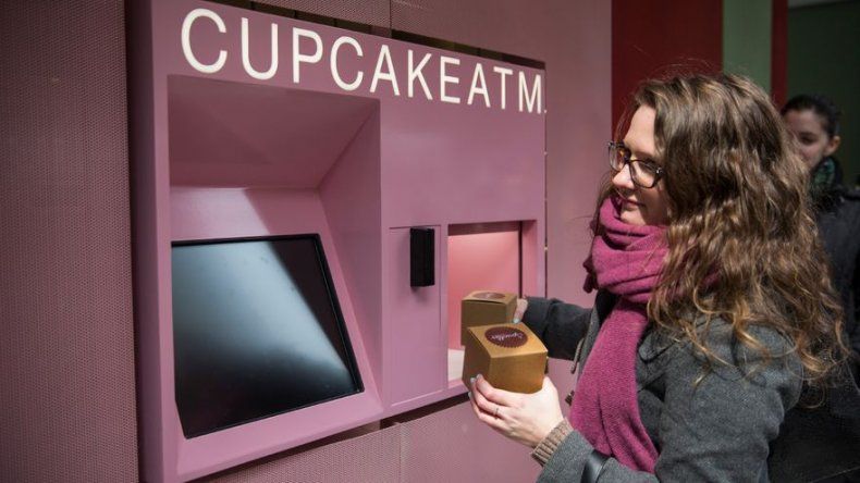 Los neoyorquinos ya tienen su primer cajero automático de cupcakes