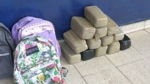 Detienen a mujeres que transportaban presunta droga acompañadas de menores de edad Detienen a mujeres que transportaban presunta droga acompañadas de menores de edad