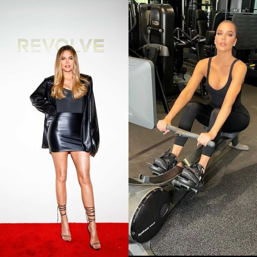Khloe Kardashian recurrió al gimnasio para superar su divorcio.