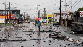 Residente de Bocas del Toro en medio de las protestas del 21 de junio de 2025.