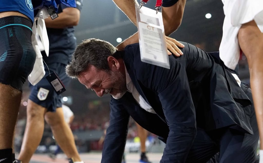 Thomas Christiansen y un momento especial con Panamá. Thomas Christiansen y un momento especial con Panamá.