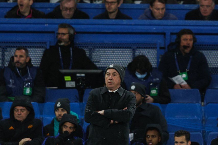 Real Madrid con Carlo Ancelotti es favorito ante Chelsea en la Champions League