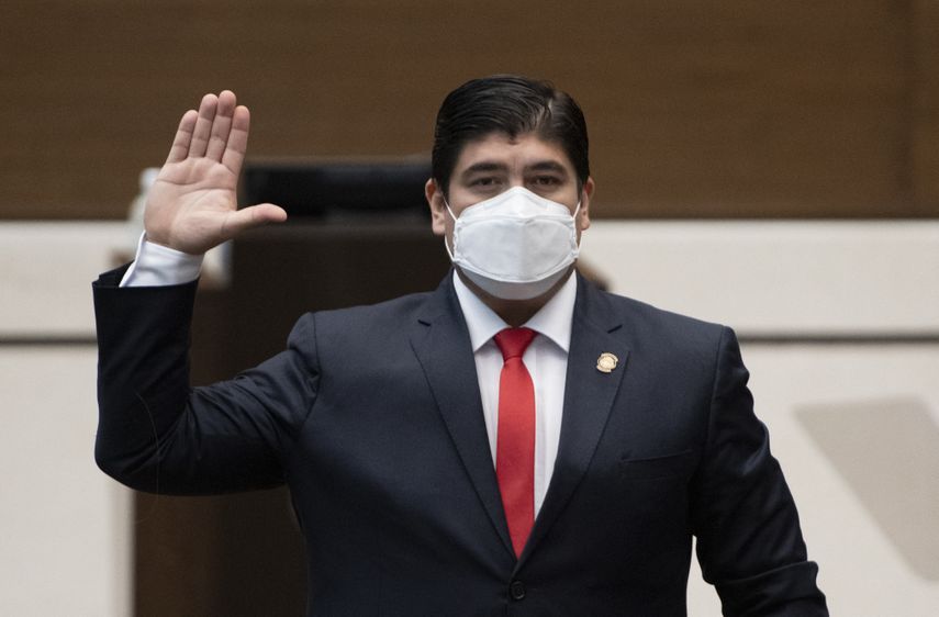 El presidente de Costa Rica
