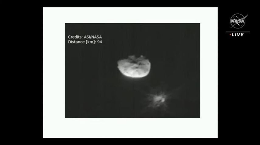 NASA realizó la prueba de defensa planetaria el pasado 26 de septiembre