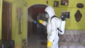 Realizan desinfección en residencias de familias que superaron el COVID-19 en Chiriquí