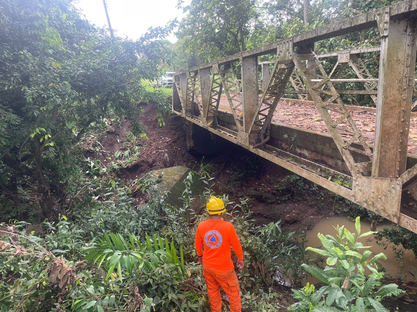SINAPROC cierra puentes en Panamá Oeste.