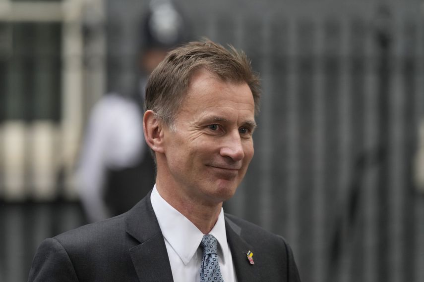El secretario del Tesoro británico