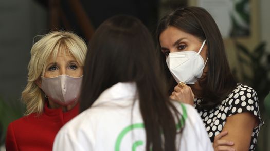Jill Biden llegó a la capital española el domingo.