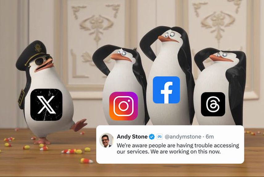 Elon Musk y su burla tras caída de Instagram y Facebook.