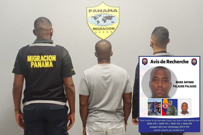 Mario Antonio Palacios fue detenido la noche del lunes en el Aeropuerto de Tocumen.