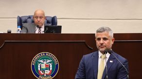 El ministro de Obras Públicas, Rafael Sabonge.