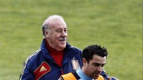 Del Bosque cree que Xavi y Xabi Alonso van bien