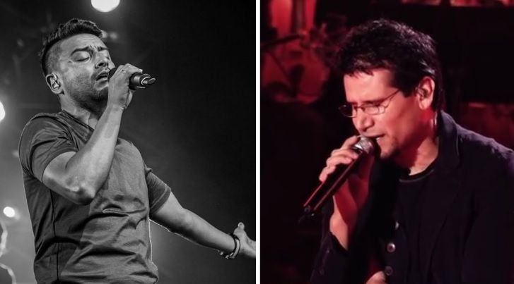 Alex Campos y Jesús Adrián Romero en concierto en Panamá