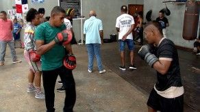 Boxeo contra los delincuentes