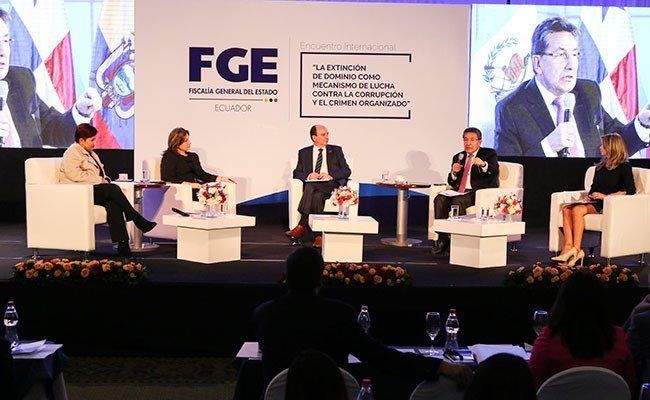 Fiscal ecuatoriano pide introducir la extinción de dominio en Ecuador