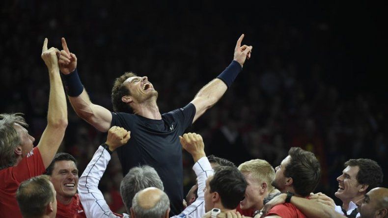 Andy Murray, héroe del décimo título de Gran Bretaña en Copa Davis