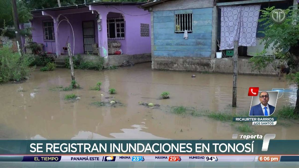 Desbordamiento en Tonosí Desbordamiento en Tonosí