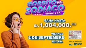 Loteria de Panamá: Horario y cómo ver el Gordito del Zodiaco del 2 de septiembre