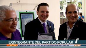 Exministro Carlos Rubio se inscribe en el Partido Panameñista