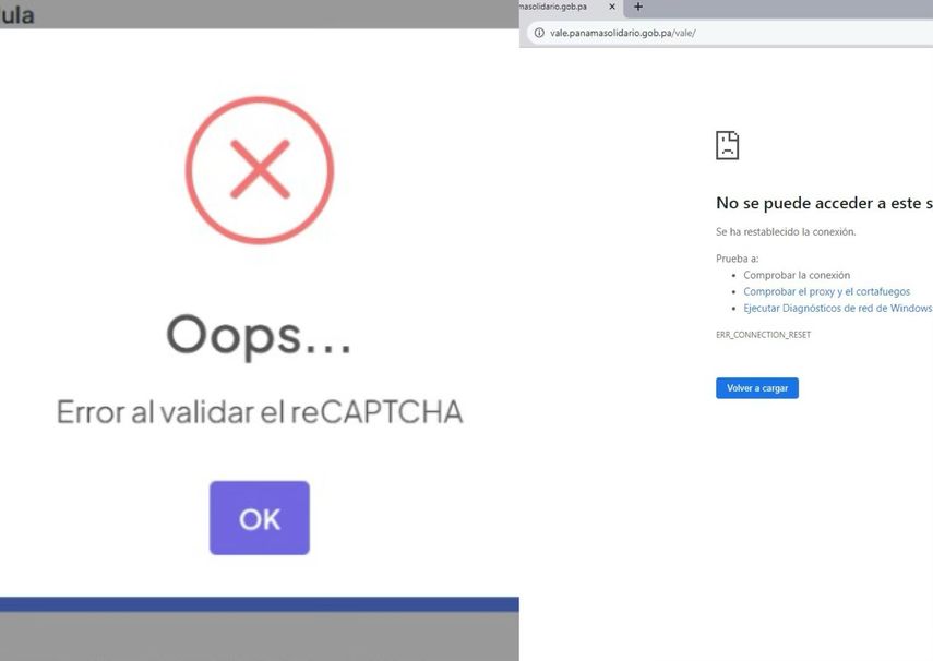 Listo Wallet y Panamá Solidario marcan error HOY