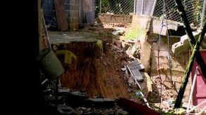 Residentes de Belisario Frías temen que sus residencias colapsen