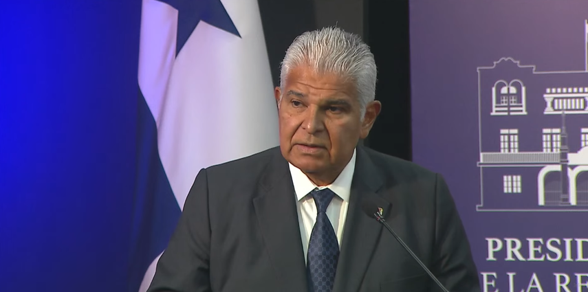 Presidente José Raúl Mulino.